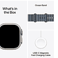Apple Watch Ultra 3 GPS + Cellular 49mm titanio natural banda Anchor Blue Ocean Band - Miniatura 5