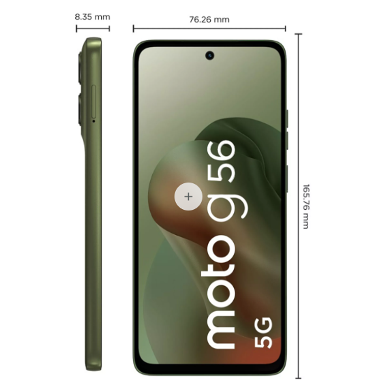 Smartphone Motorola Moto G56 - 256 GB - Green - Touch 3