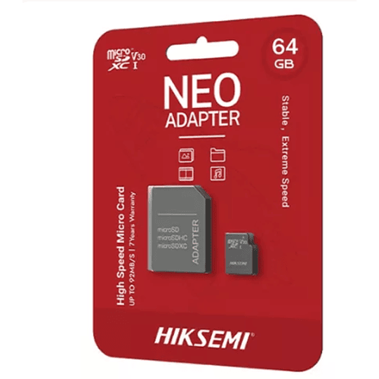 Memoria Micro SD 64GB Neo Hiksemi