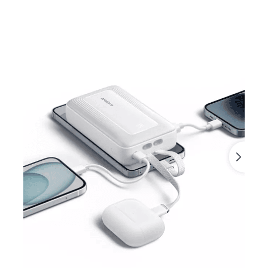 Batería Anker - Lithium - 20K 30W Built-In USB-C+Lightni