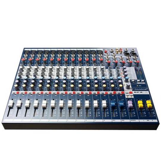 Mezclador Soundcraft EFX12 12 Canales con Efectos Lexicon 24bit 