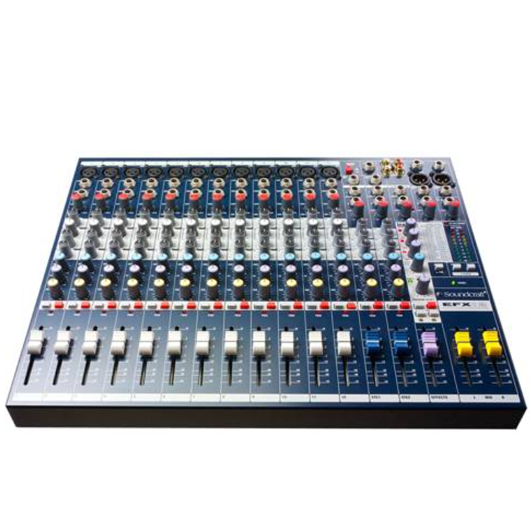 Mezclador Soundcraft EFX12 12 Canales con Efectos Lexicon 24bit  1