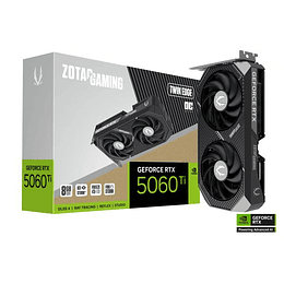 Tarjeta de Video ZOTAC RTX 5060 Ti Twin Edge OC de 8GB GDDR6