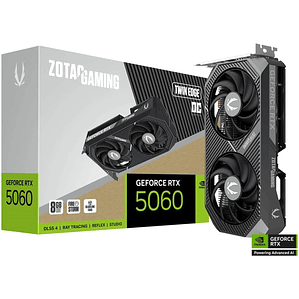 Tarjeta de Video ZOTAC GAMING GeForce RTX 5060 Twin Edge OC 8GB GDDR7