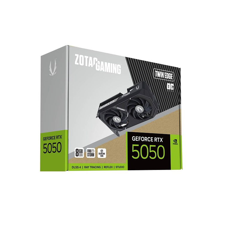 Tarjeta de Video ZOTAC RTX 5050 Twin Edge OC de 8GB GDDR6 8