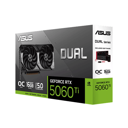 Tarjeta de Video Asus Dual GeForce RTX5060 TI 16GB