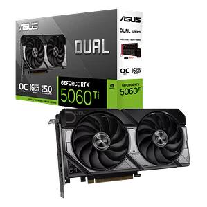 Tarjeta de Video Asus Dual GeForce RTX5060 TI 16GB