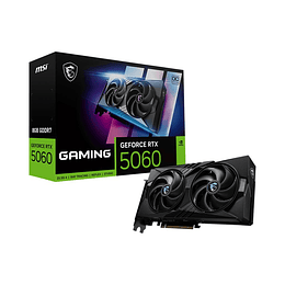 Tarjeta de Video MSI NVIDIA GeForce RTX 5060 8G GAMING OC, 8GB GDDR7