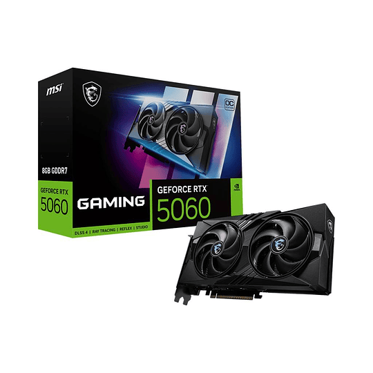 Tarjeta de Video MSI NVIDIA GeForce RTX 5060 8G GAMING OC, 8GB GDDR7