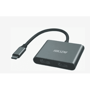 Adaptador USB-C a 2 DisplayPort 4K - Hiksemi