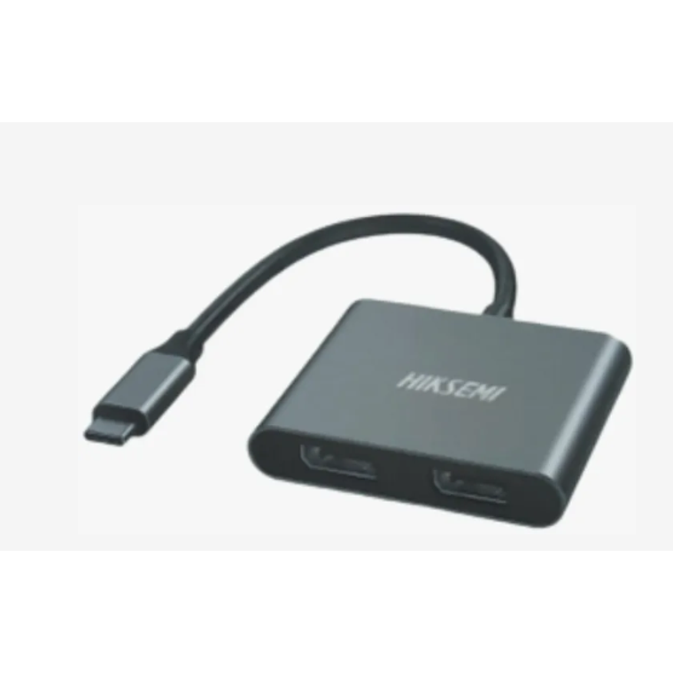Adaptador USB-C a 2 DisplayPort 4K - Hiksemi 1