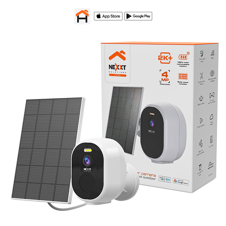 Cámara con panel solar Wi-Fi® Nexxt Solutions Home  1