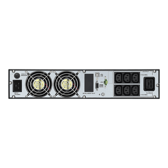 UPS 3000VA APC Easy UPS On-Line SRV3KRIRK-E 2700W Rack 2U 230V (6x IEC C13 + 1x IEC C19)
