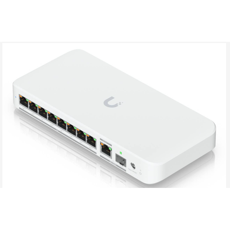 Switch 8 puertos Ubiquiti PoE Plus Plus con Uplink 10G y SFP Plus Gestion L2 Compacto 3