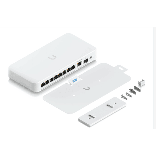 Switch 8 puertos Ubiquiti PoE Plus Plus con Uplink 10G y SFP Plus Gestion L2 Compacto