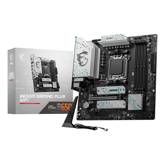 Placa Madre MSI B650M GAMING WIFI (AM5, DDR5 4800/7800+MHz, M.2 x2, Micro ATX)