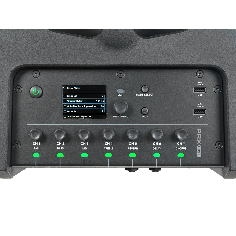 PRX UNO JBL Pro (Auto amplificado con mezclador y DSP) 11