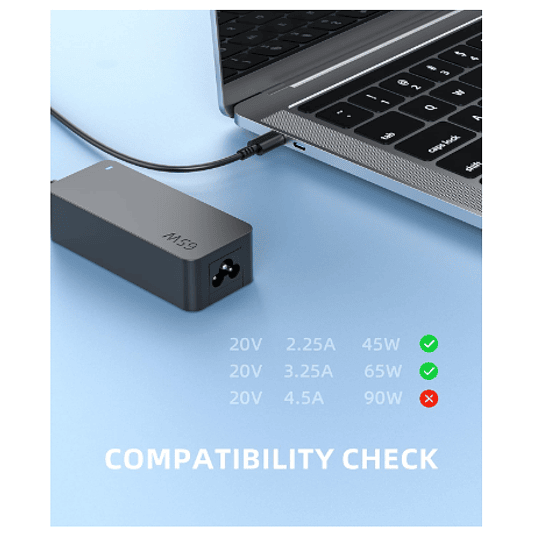 Cargador USB C de 65W - Lenovo  