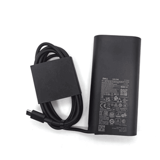 Cargador Dell LA100PM220, 100W USB-C, 20V 5A, Power Delivery, 100-240V