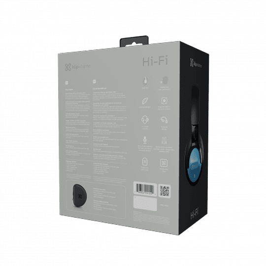 Audífonos Bluetooth Klipxtreme KNH-750GR (ANC, Gris)