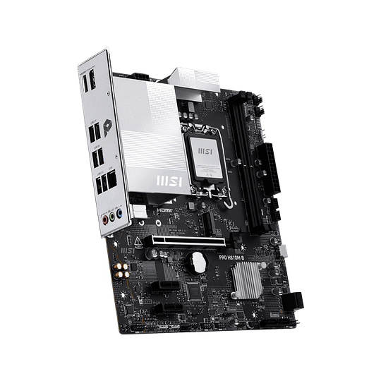 Placa madre MSI PRO H810M-B (ATX, PCle 5.0 Para Intel Core Ultra, DDR5)