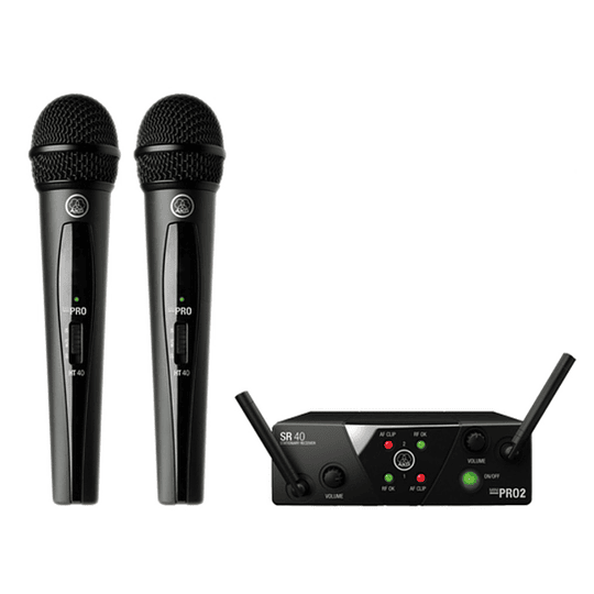 Micrófono AKG - WMS40 Mini Dual Vocal Set BD JP1/2