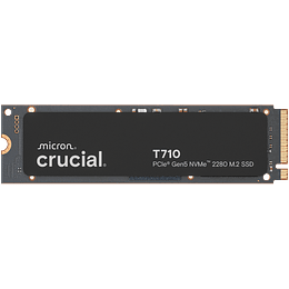 Disco duro 1TB interno SSD | Crucial T710 PCIe Gen5 NVMe 2280 M.2 SSD