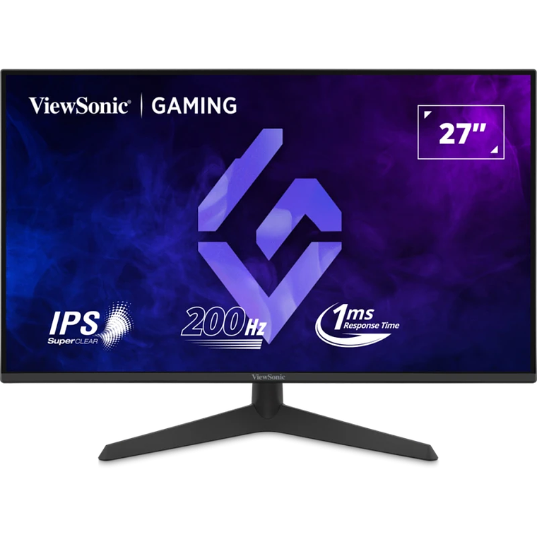 Monitor 27“ ViewSonic Gaming (1920x1080 IPS 200Hz 1ms) Black 1