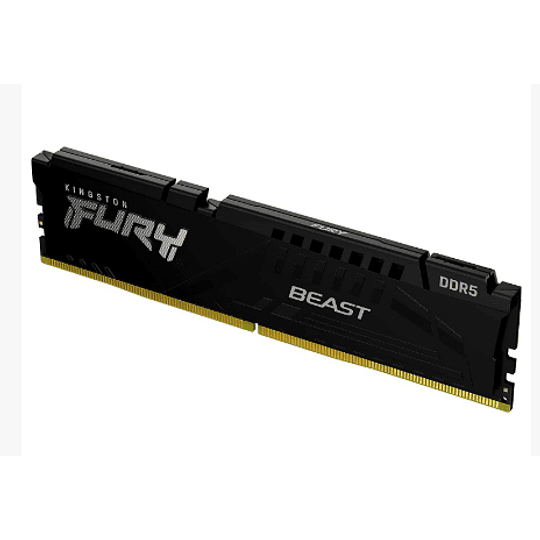 Memoria Ram 16GB, DDR5, 6000Mhz, Kingston Fury Beast - Black