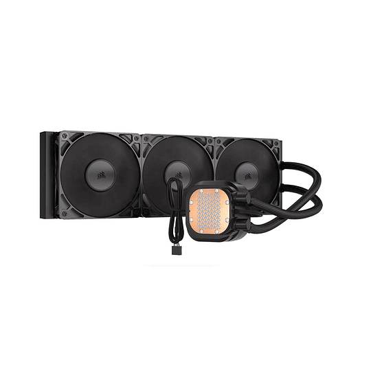 Refrigeración Líquida Corsair Nautilus 360 RS LCD (LGA1851/AM5, 120mm x3, 2000rpm, PWM, Negro)