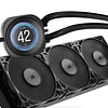 Refrigeración Líquida Corsair Nautilus 360 RS LCD (LGA1851/AM5, 120mm x3, 2000rpm, PWM, Negro)