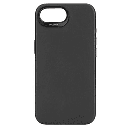 Funda de silicona Backcover MagSafe para iPhone SE 2025 Decoded negro