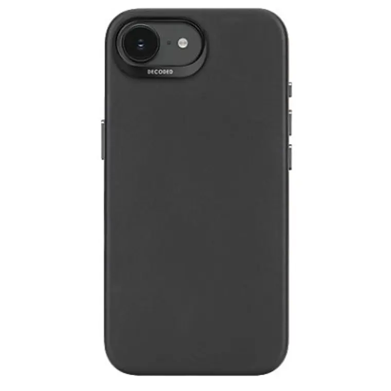 Funda de silicona Backcover MagSafe para iPhone SE 2025 Decoded negro 2