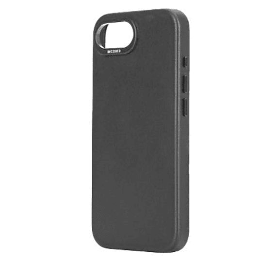 Funda de silicona Backcover MagSafe para iPhone SE 2025 Decoded negro