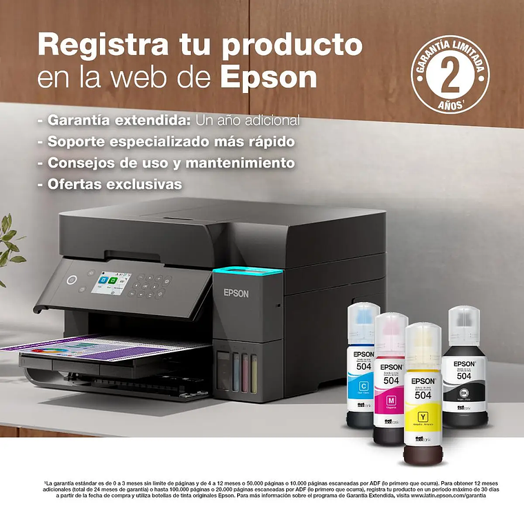 Impresora Multifuncional Epson EcoTank L6370 | Color USB Wifi 9