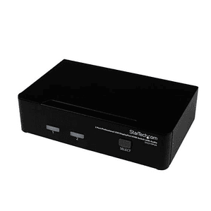 Switch 2 Puertos KVM DisplayPort USB