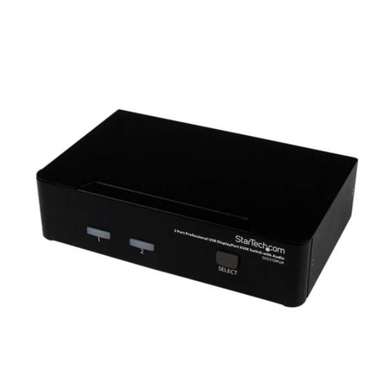 Switch 2 Puertos KVM DisplayPort USB 3