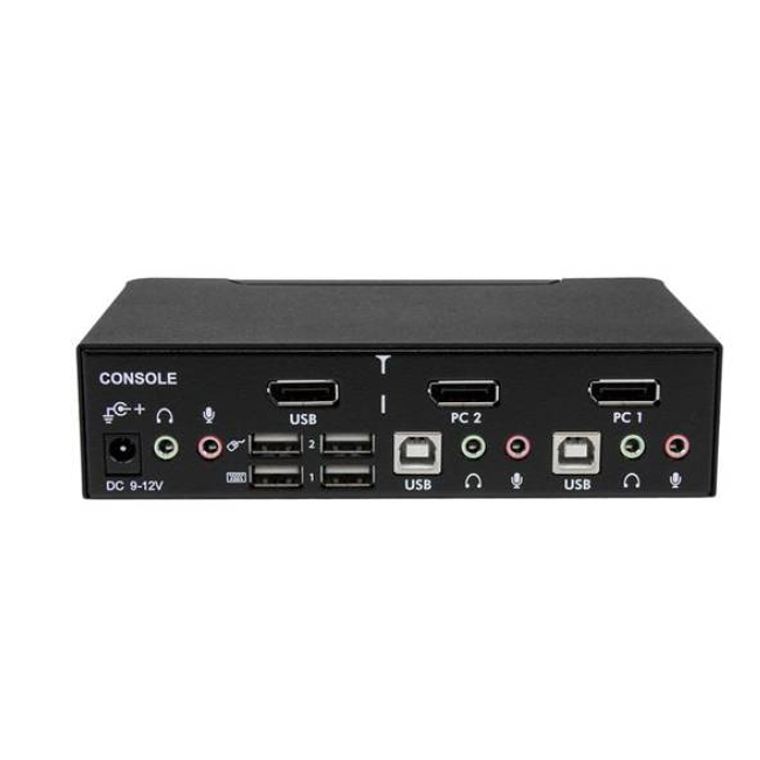 Switch 2 Puertos KVM DisplayPort USB 4