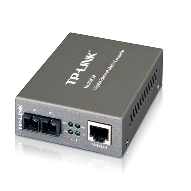 Convertidor Fibra Óptica TP-Link MC200CM (1000BASE-SX a 1000Base-T) 1
