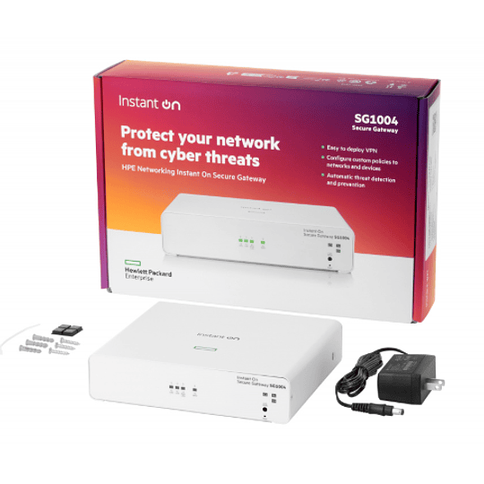 Controladora de Seguridad con 4 Puertos Gigabit - administración de Red Empresarial HPE NW ION GTWY 4P G SG1004