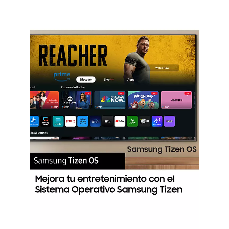 Smart TV Samsung de 75“ Crystal UHD 4K DU7000 Wide 9