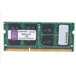Memoria Ram 8GB 1600Hz, Kingston Value 