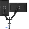 Soporte Doble para Monitores AOC Hasta 32“ (Resorte de gas, Hasta 9 kg, Negro)
