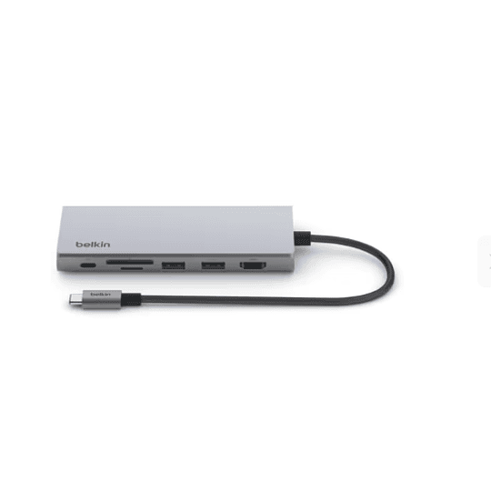 Adaptador HUB multipuerto USB-C 7 en 1 Belkin USB-A USB-C HDMI Lector MicroSD, Belkin
