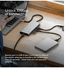 Adaptador HUB multipuerto USB-C 7 en 1 Belkin USB-A USB-C HDMI Lector MicroSD, Belkin