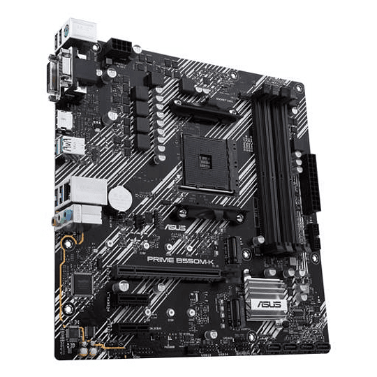 Placa Madre ASUS PRIME B550M-K, Socket AMD AM4, DDR4 HDMI DVI M.2 USB 3.2 Gen 2, Micro-ATX