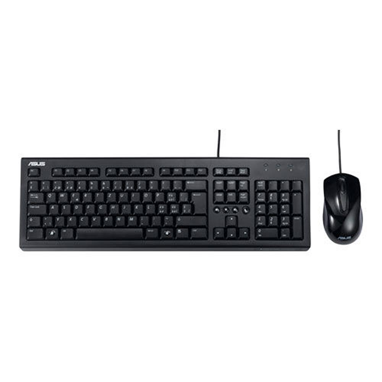 Kit Teclado + Mouse ASUS U2000 Negro 1