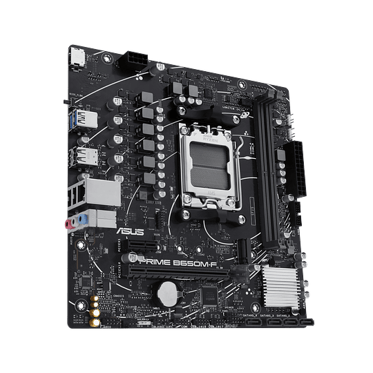 Placa Madre ASUS PRIME B650M-F, Socket AM5, 4x DDR5, 1x M.2, Gigabit Ethernet, m-ATX