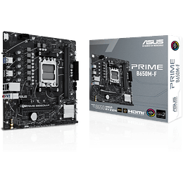 Placa Madre ASUS PRIME B650M-F, Socket AM5, 4x DDR5, 1x M.2, Gigabit Ethernet, m-ATX