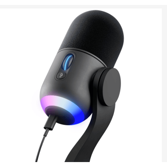 Micrófono Gamer Logitech G Yeti GX, RGB dinámico para gaming con LIGHTSYNC 